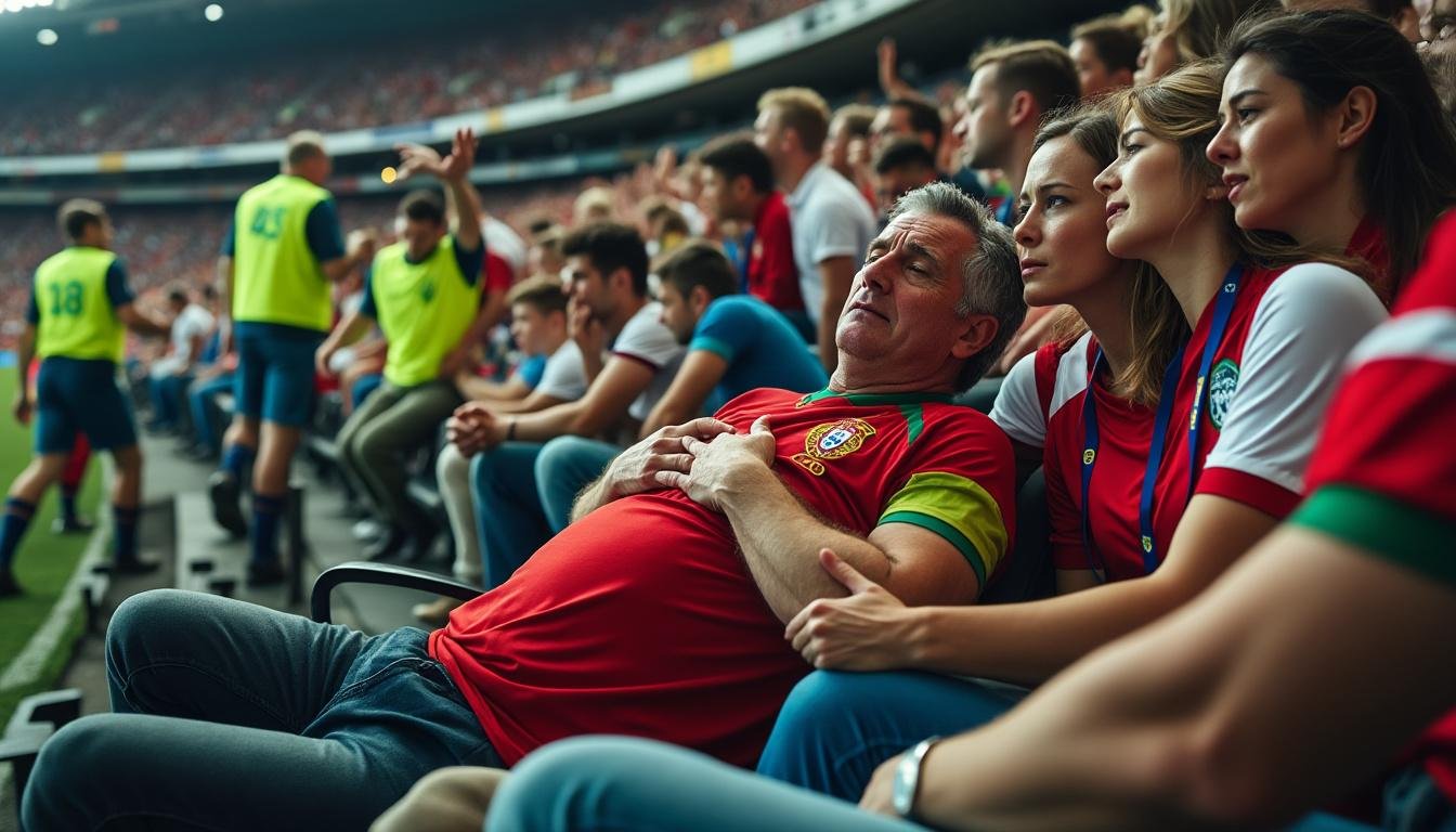 triste événement lors de la coupe du monde 2026 : un supporter décède dans les tribunes pendant le match intense du portugal. découvrez les détails de cet incident tragique.
