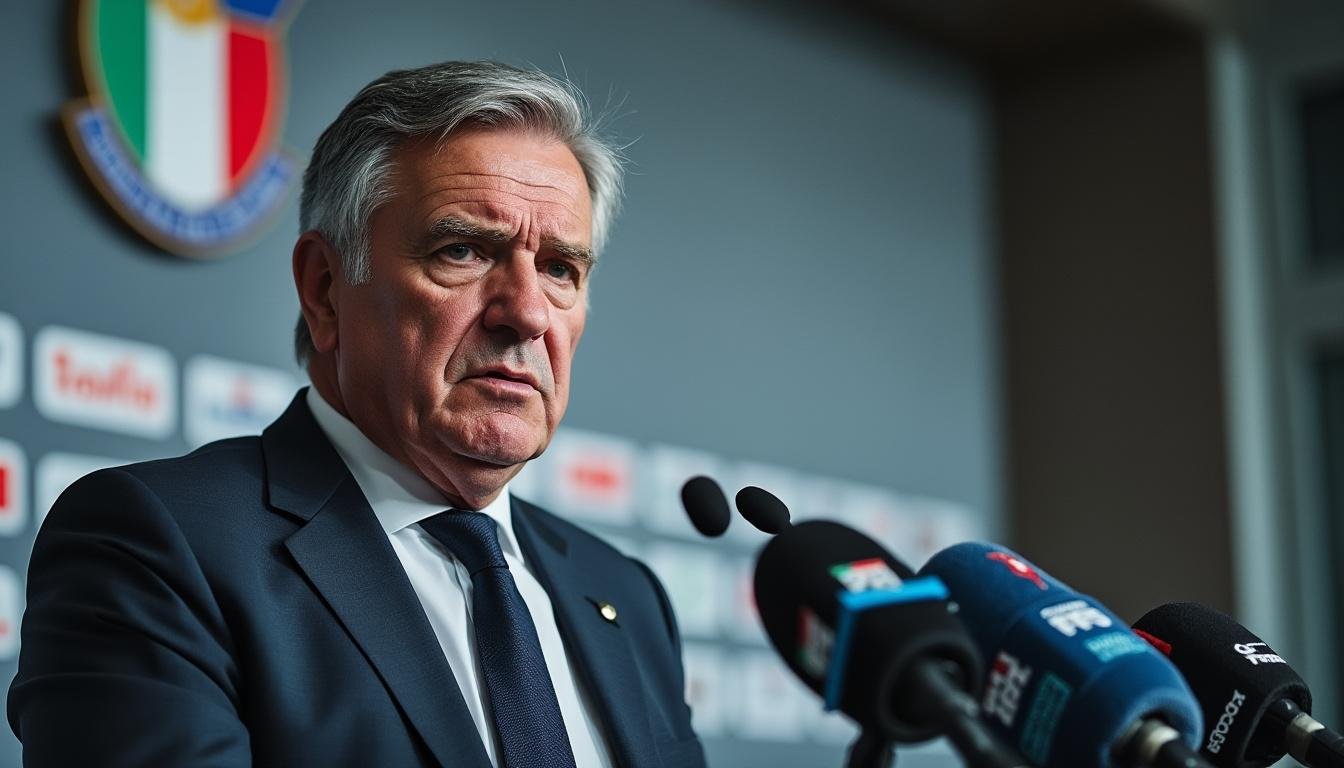 découvrez l'alerte majeure du président démissionnaire de la fédération italienne de football, un avertissement crucial qui pourrait transformer l'avenir du sport en italie.