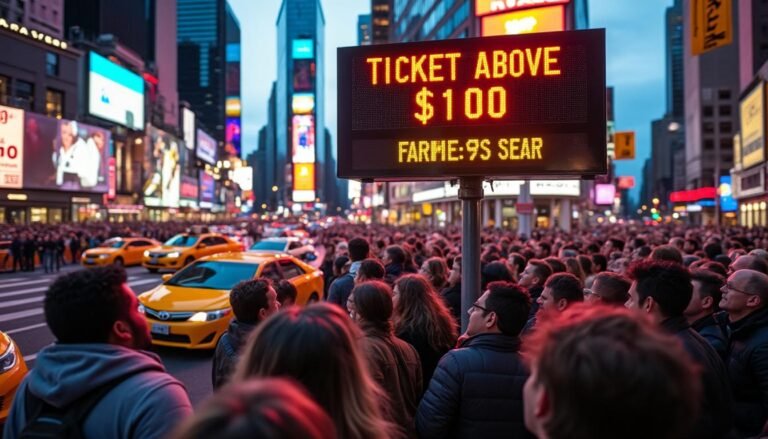 lors de la coupe du monde 2026 à new york, les prix des billets s'envolent à plus de 100 dollars, bien loin des 12,90 dollars habituels, révélant une forte demande et une rareté des places.