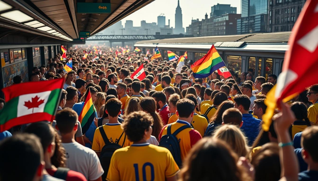 découvrez comment le trajet de 30 minutes vers un stade près de new york pour la coupe du monde 2026 sera multiplié par 12, impactant l'accès et l'expérience des spectateurs.