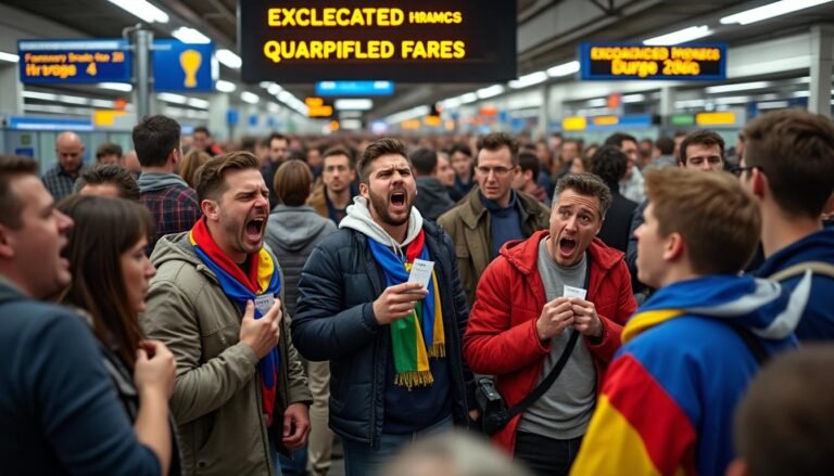 découvrez l'indignation des supporters à l'approche de la coupe du monde 2026 face à une augmentation spectaculaire des prix des billets de train, multipliés par quatre.