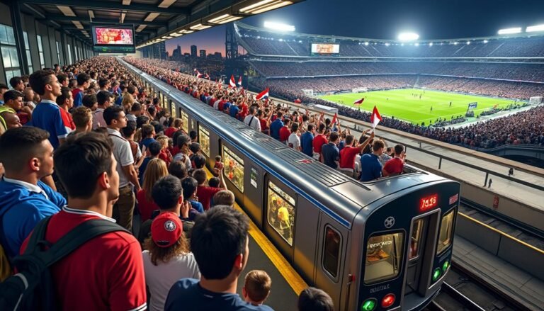 découvrez pourquoi le prix du billet de train pour le stade de new york lors de la coupe du monde 2026 a explosé, passant de 12,90$ à 150$, impactant les déplacements des supporters.