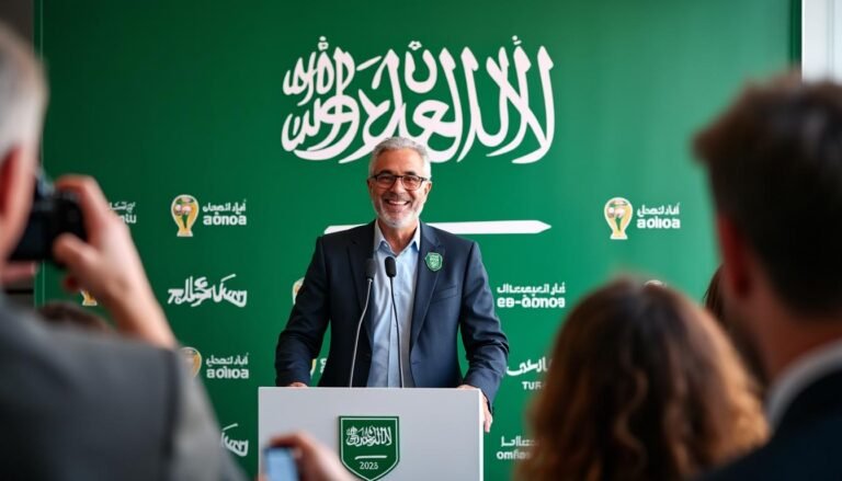 découvrez le nouvel entraîneur de l'équipe d'arabie saoudite pour la coupe du monde 2026, successeur d'hervé renard, et ses ambitions pour la compétition.