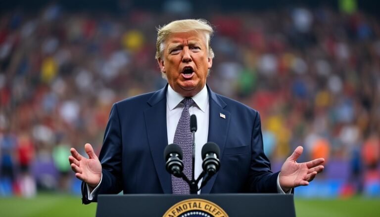 donald trump demande l'exclusion des athlètes transgenres de la coupe du monde, suscitant un débat intense sur l'inclusion et l'équité dans le sport.