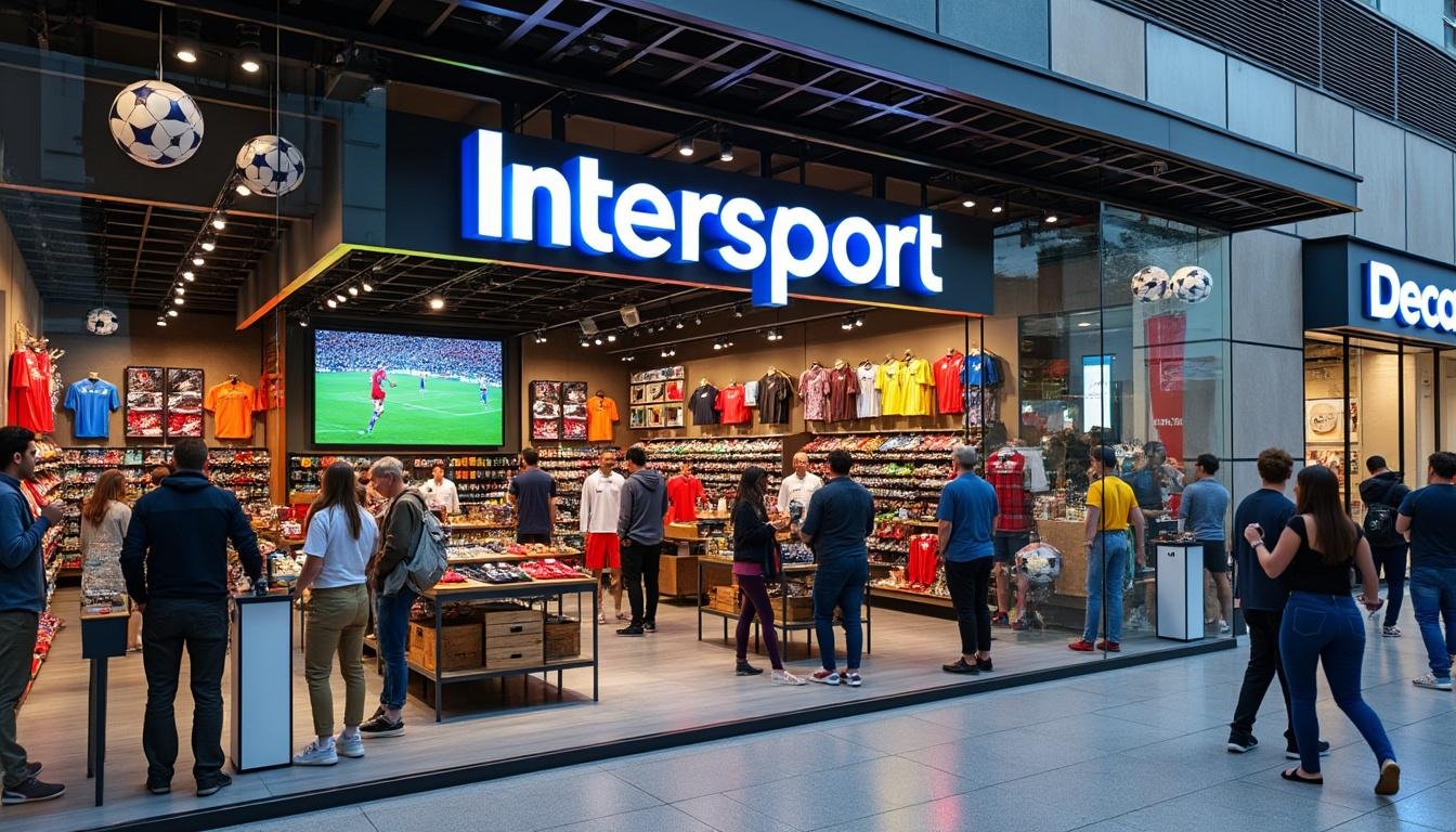 intersport mise sur la coupe du monde de football pour dynamiser ses ventes et concurrencer decathlon, en proposant des offres attractives et des équipements sportifs dédiés.