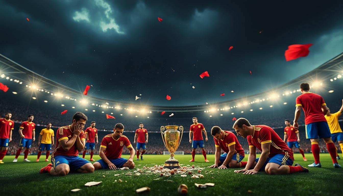 découvrez comment l'équipe espagnole de football a traversé un effondrement spectaculaire avant de réaliser une remontée triomphale dans la course au titre, illustrant la résilience et la passion de la roja.